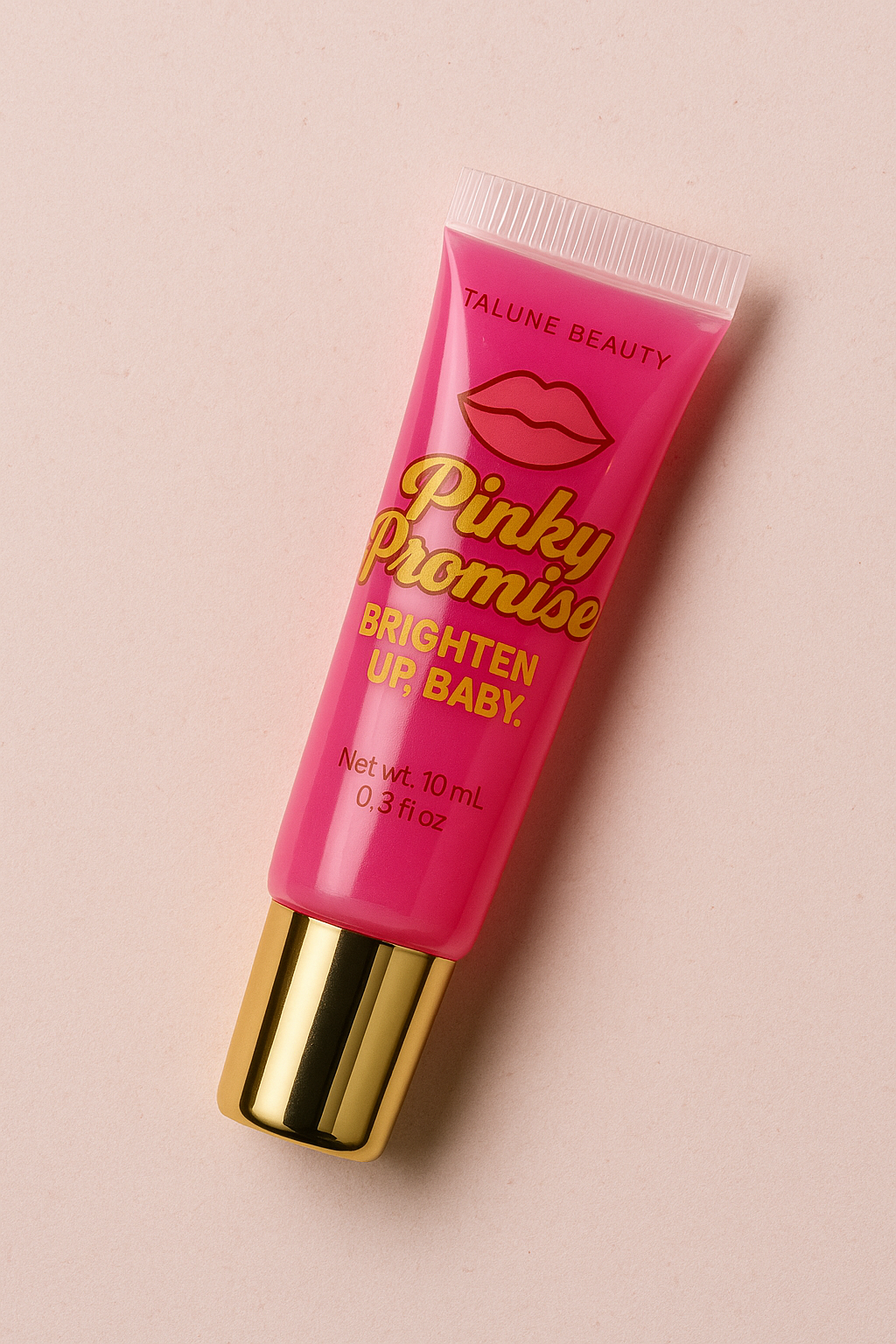Pink lip brightening balm