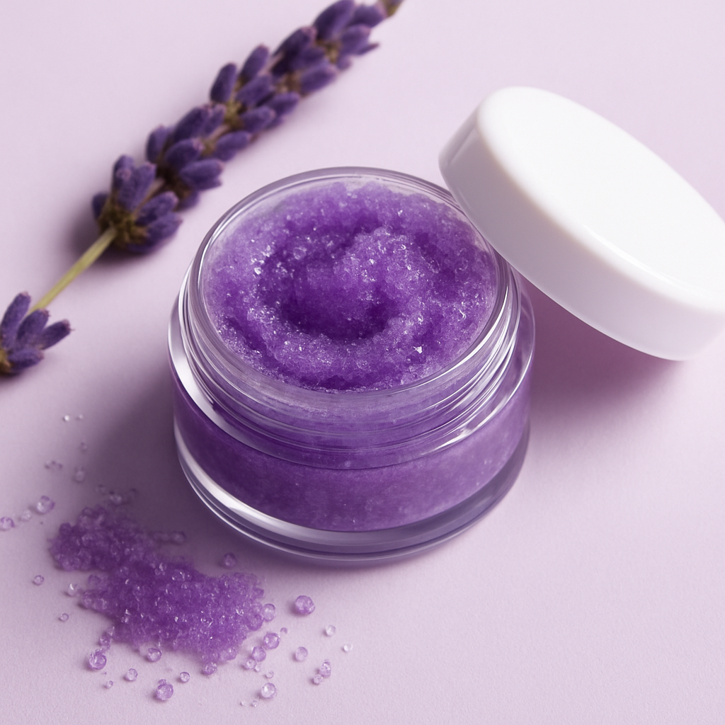 Lavender Calm – Exfoliating Lip Scrub