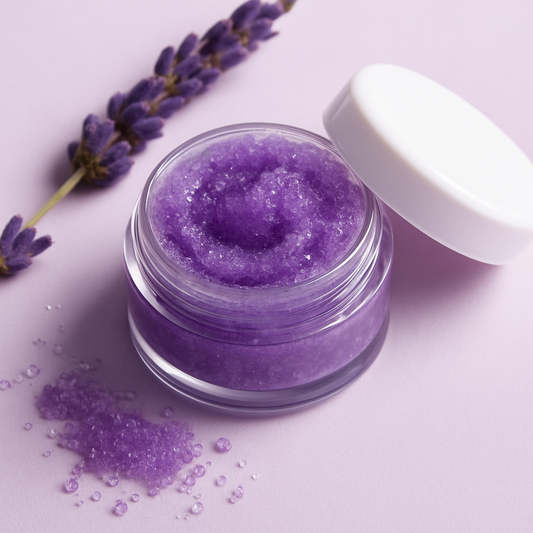 Lavender Calm – Exfoliating Lip Scrub